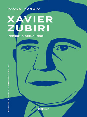 cover image of Xavier Zubiri
